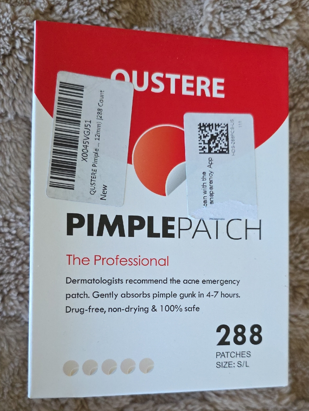 Oustere Pimple Patch Acne Patches - White